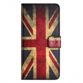 Housse Samsung Galaxy S24 Plus 5G Drapeau Anglais Vintage