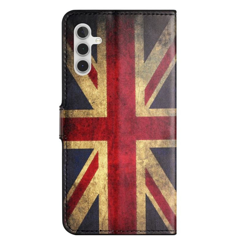 Housse Samsung Galaxy S24 Plus 5G Drapeau Anglais Vintage