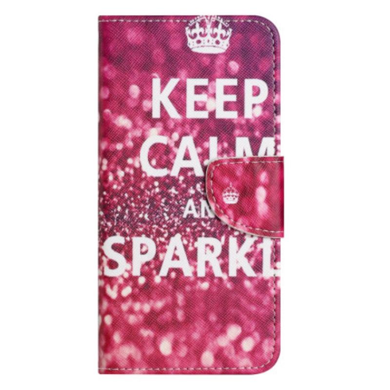 Housse Samsung Galaxy S24 Plus 5G Keep Calm and Sparkle