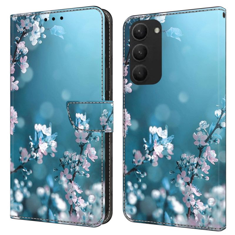 Housse Samsung Galaxy S24 Plus 5G Motif de Fleurs de Prunier