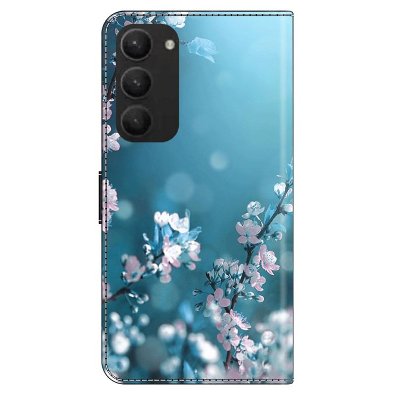 Housse Samsung Galaxy S24 Plus 5G Motif de Fleurs de Prunier