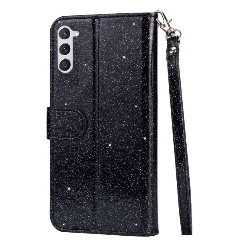 Housse Samsung Galaxy S24 Plus 5G Porte-Monnaie Paillettes