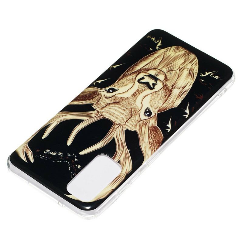 Coque Samsung Galaxy S20 Cerf Majestueux Fluorescente