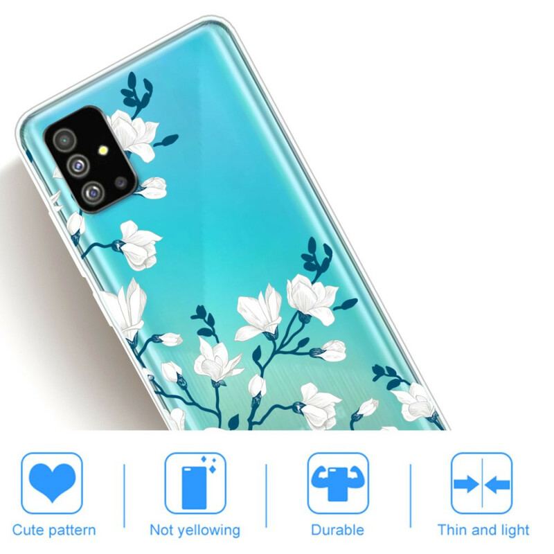 Coque Samsung Galaxy S20 Fleurs Blanches