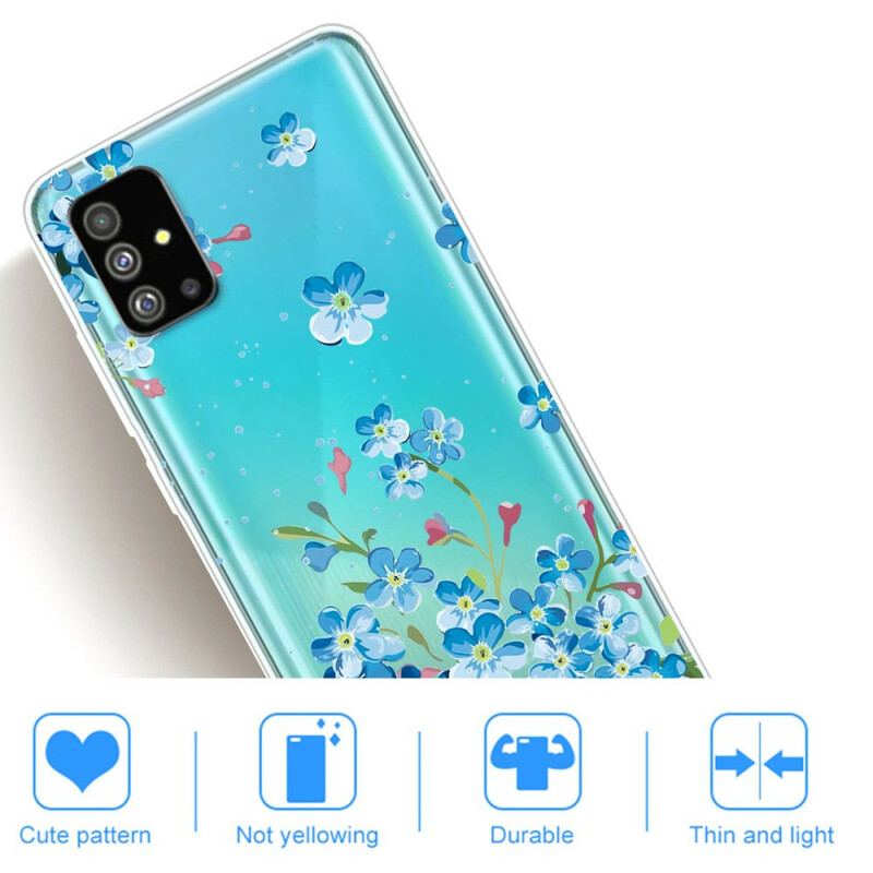 Coque Samsung Galaxy S20 Fleurs Bleues