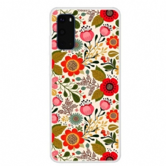 Coque Samsung Galaxy S20 Tapisserie Fleurie