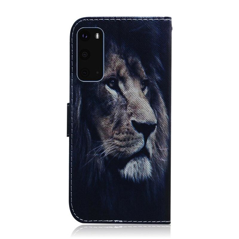 Housse Samsung Galaxy S20 Dreaming Lion