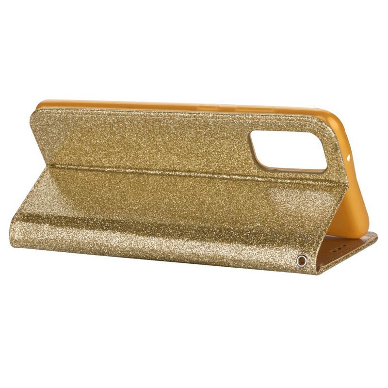 Housse Samsung Galaxy S20 Porte-Monnaie Paillettes