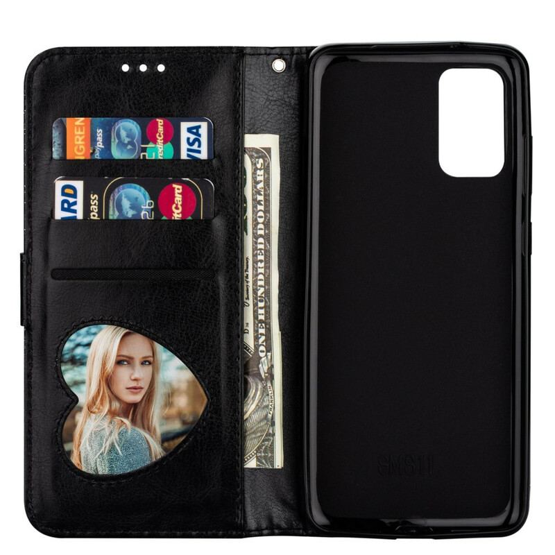 Housse Samsung Galaxy S20 Porte-Monnaie Paillettes