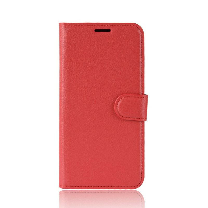 Housse Samsung Galaxy S20 Simili Cuir Litchi Classique