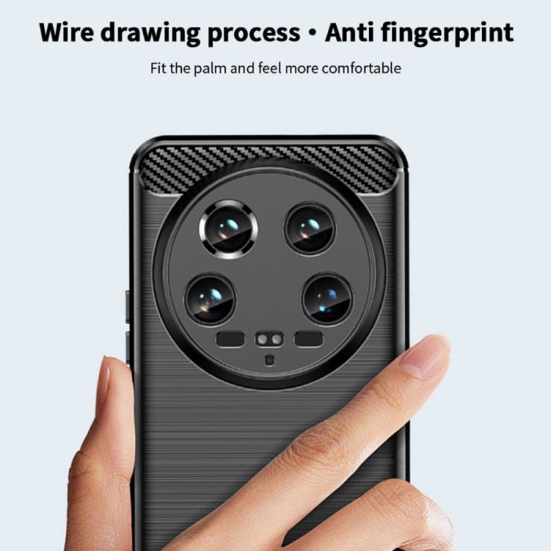 Coque Xiaomi 14 Ultra Fibre Carbone Brossée MOFI