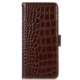 Housse Xiaomi 14 Ultra Texture Crocodile Blocage RFID