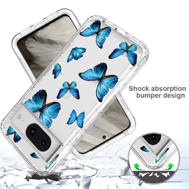 Coque Google Pixel 8 Renforcée Papillons