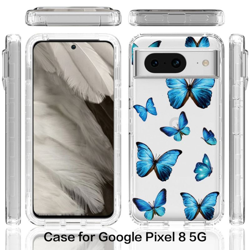 Coque Google Pixel 8 Renforcée Papillons