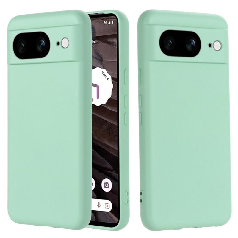 Coque Google Pixel 8 Silicone Liquide avec Lanière