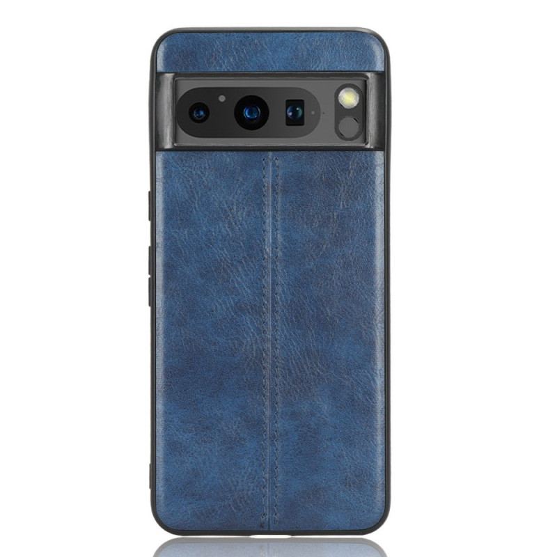 Coque Google Pixel 8 Simili Cuir Coutures