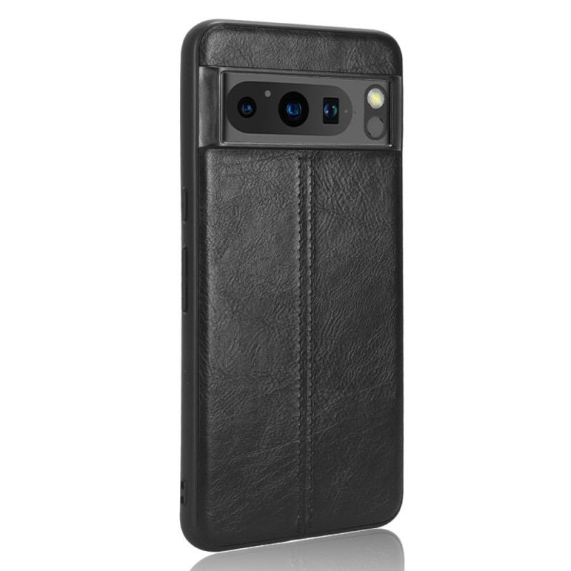 Coque Google Pixel 8 Simili Cuir Coutures