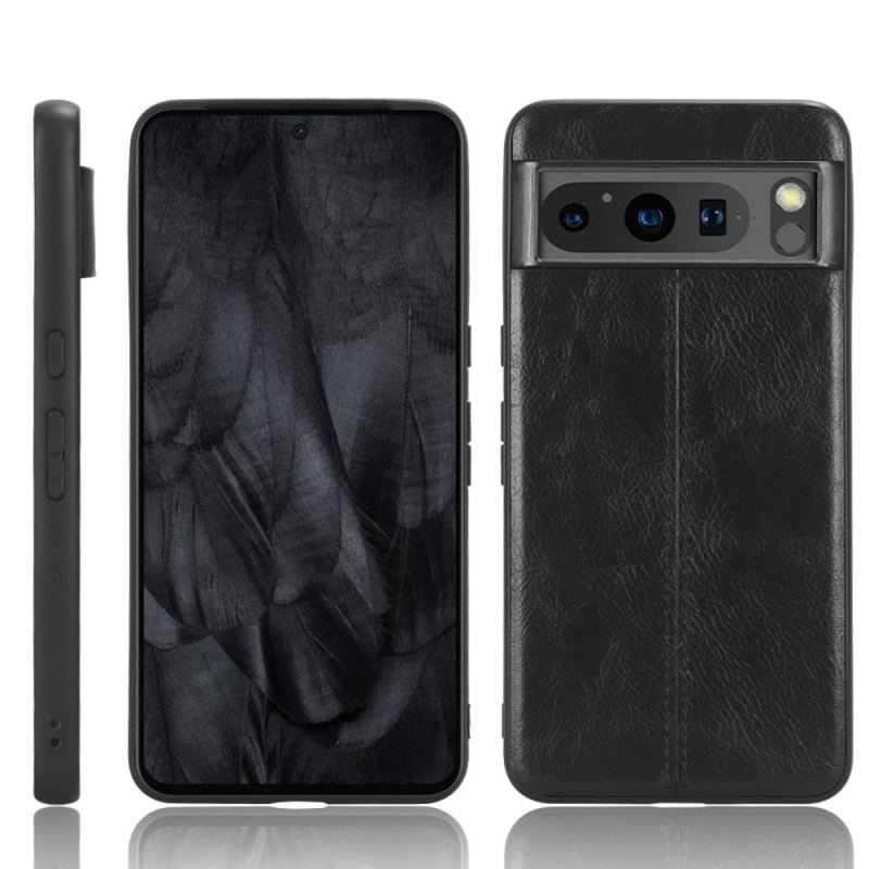 Coque Google Pixel 8 Simili Cuir Coutures