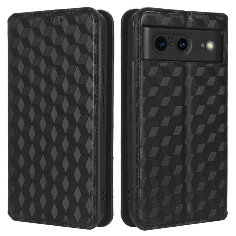 Flip Cover Google Pixel 8 Cubes