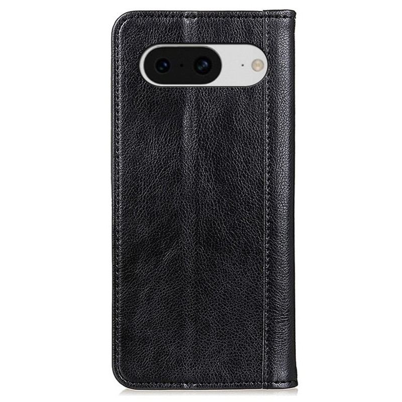 Flip Cover Google Pixel 8 Cuir Fendu