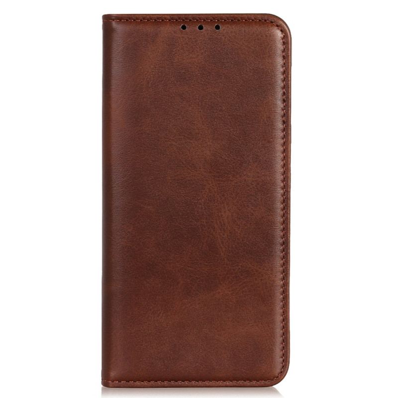 Flip Cover Google Pixel 8 Cuir Fendu Classique