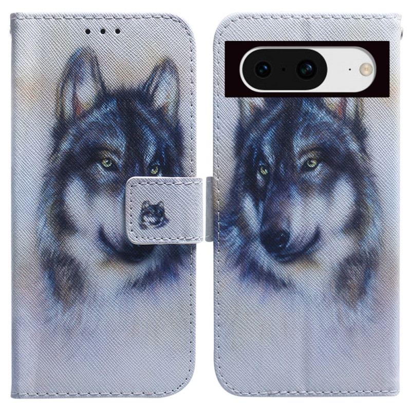 Housse Google Pixel 8 Chien Aquarelle