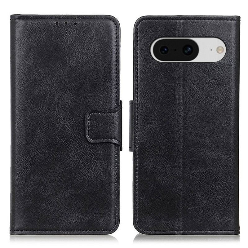 Housse Google Pixel 8 Style Cuir Fermoir Réversible