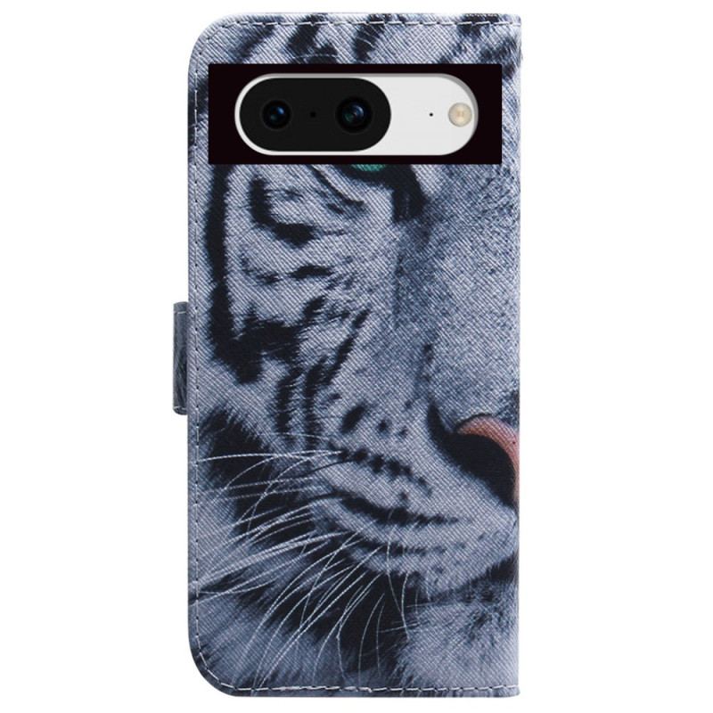 Housse Google Pixel 8 Tigre Blanc