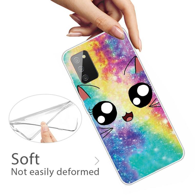 Coque Samsung Galaxy A02s Chat Cartoon