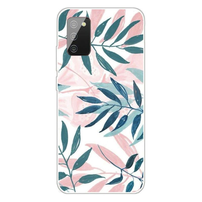 Coque Samsung Galaxy A02s Feuilles