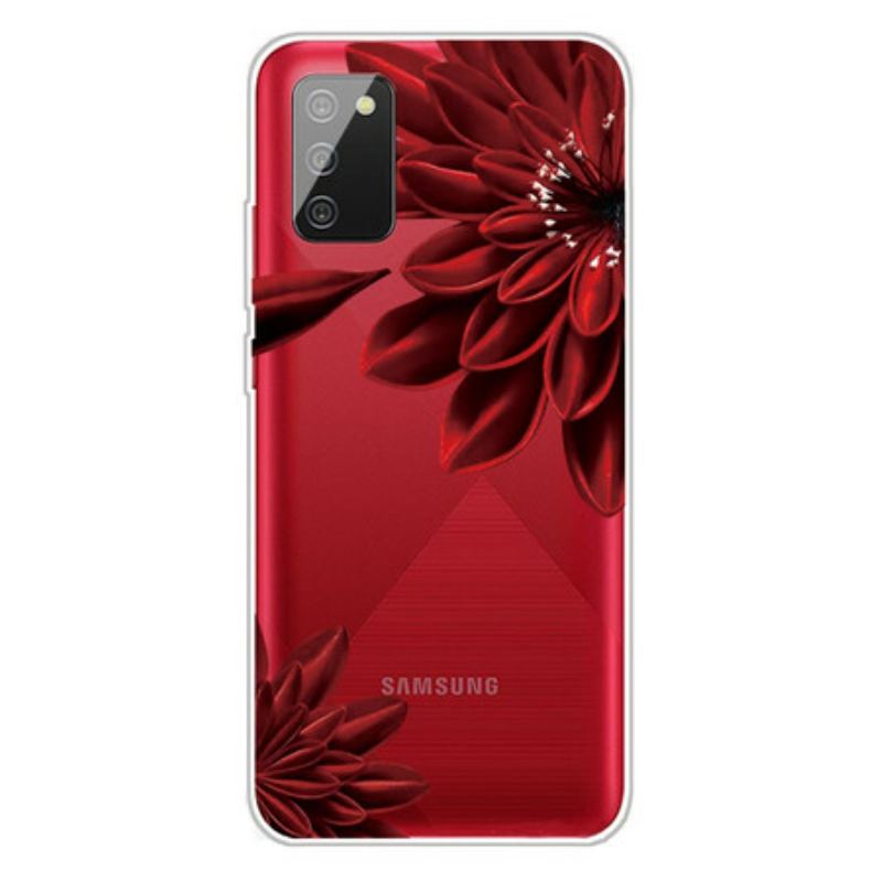 Coque Samsung Galaxy A02s Fleurs Sauvages