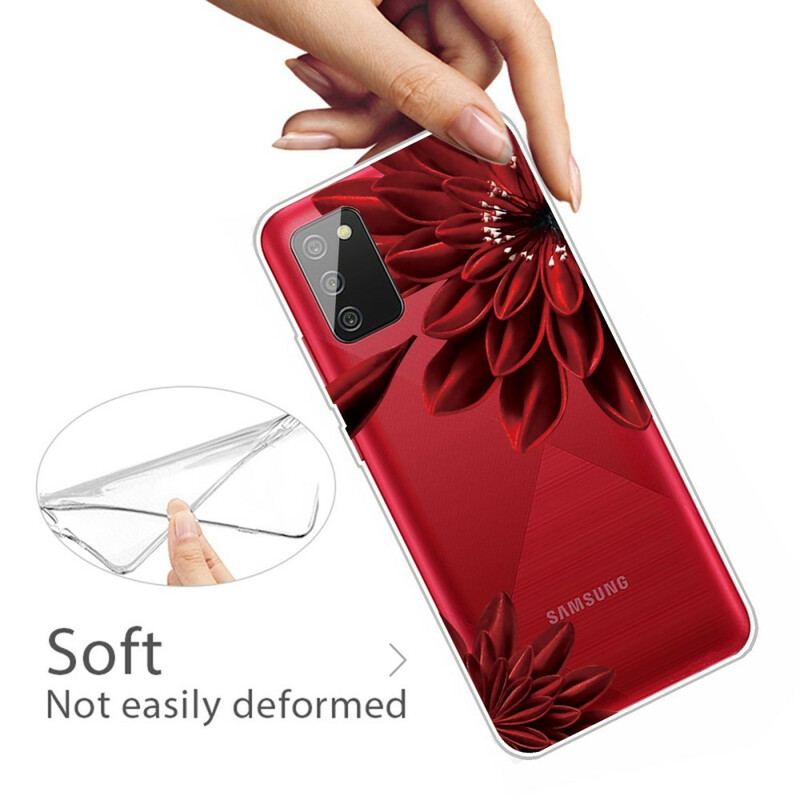 Coque Samsung Galaxy A02s Fleurs Sauvages