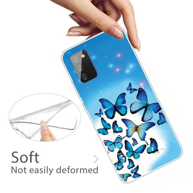 Coque Samsung Galaxy A02s Papillons Papillons