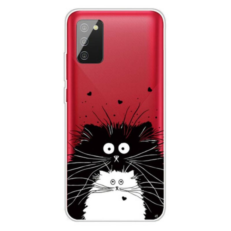 Coque Samsung Galaxy A02s Regarde les Chats