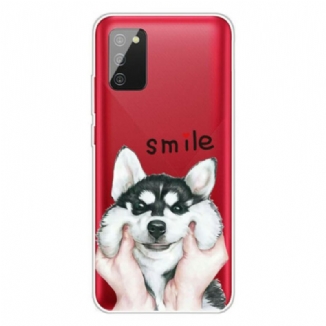 Coque Samsung Galaxy A02s Smile Dog