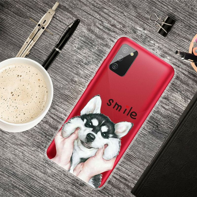 Coque Samsung Galaxy A02s Smile Dog