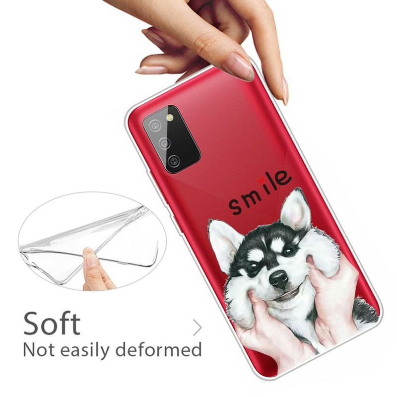 Coque Samsung Galaxy A02s Smile Dog