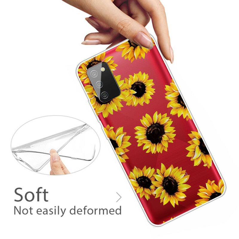 Coque Samsung Galaxy A02s Tournesols