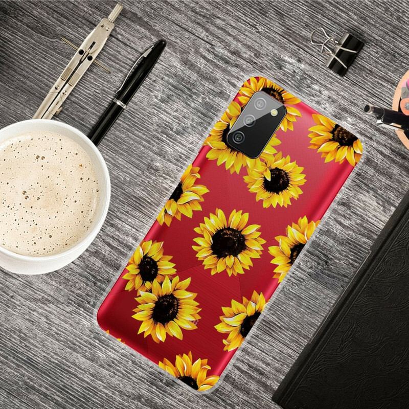 Coque Samsung Galaxy A02s Tournesols