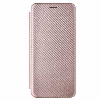 Flip Cover Samsung Galaxy A02s Fibre Carbone