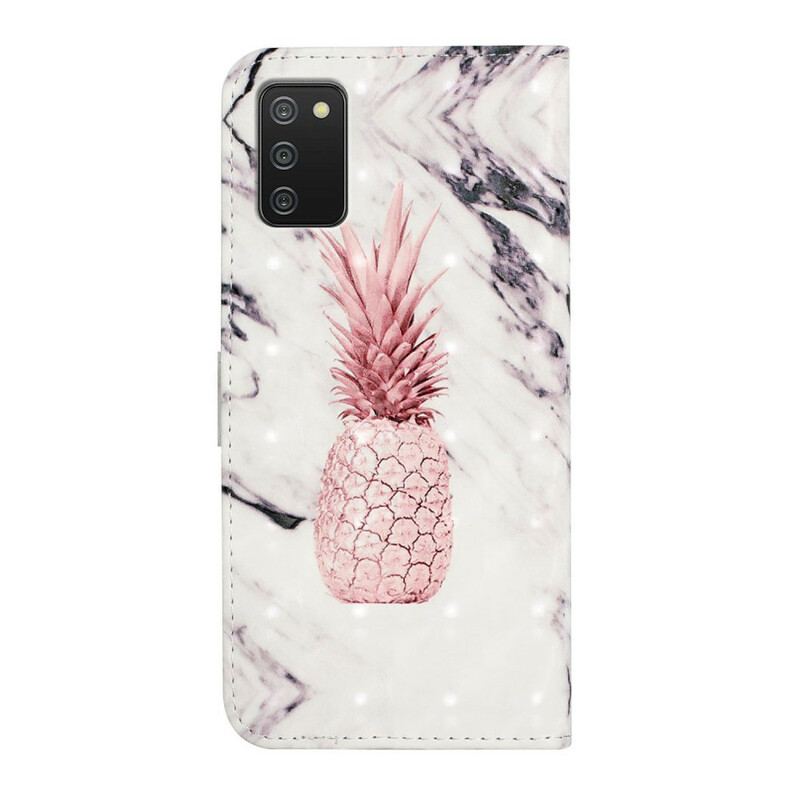 Housse Samsung Galaxy A02s Light Spot Ananas