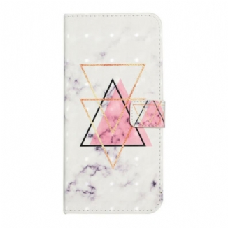 Housse Samsung Galaxy A02s Triangle en paillettes