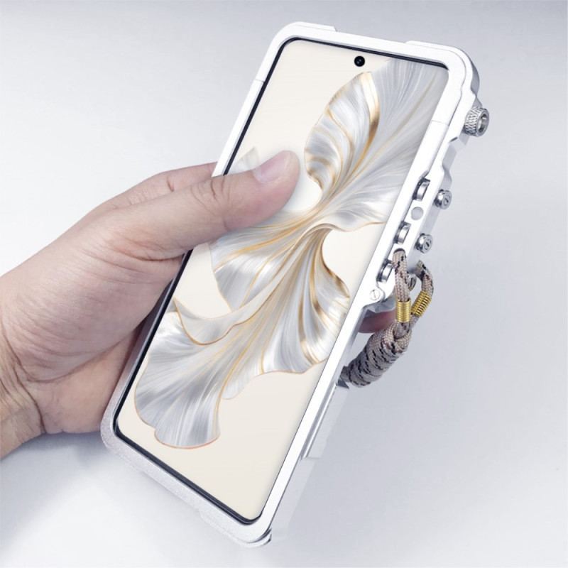 Coque en alliage d'aluminium pour Xiaomi Redmi Note 13 Pro 4G / Poco M6 Pro 4G Alliage d'Aluminium avec Bras Mécanique