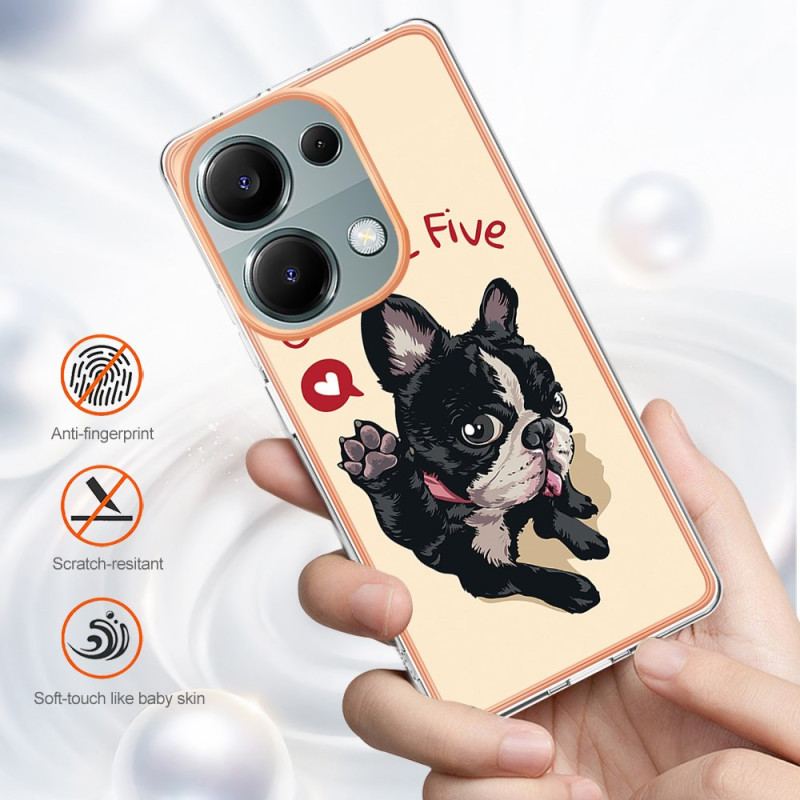 Coque Xiaomi Redmi Note 13 Pro 4G / Poco M6 Pro 4G Chien Give Me Five