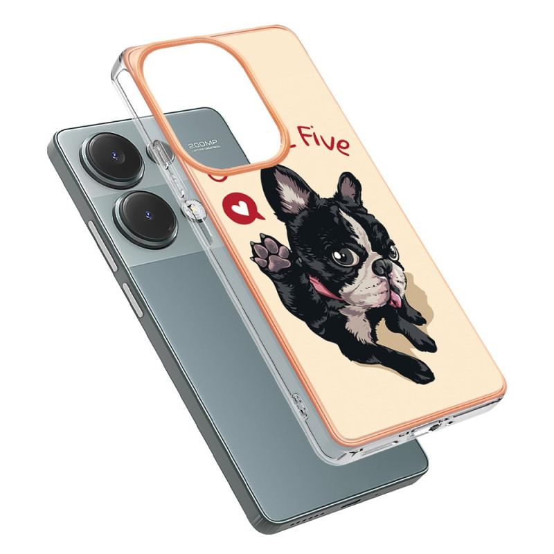 Coque Xiaomi Redmi Note 13 Pro 4G / Poco M6 Pro 4G Chien Give Me Five