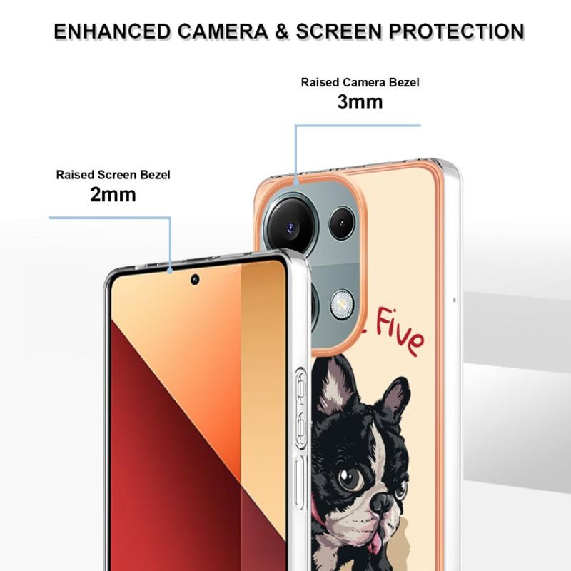 Coque Xiaomi Redmi Note 13 Pro 4G / Poco M6 Pro 4G Chien Give Me Five