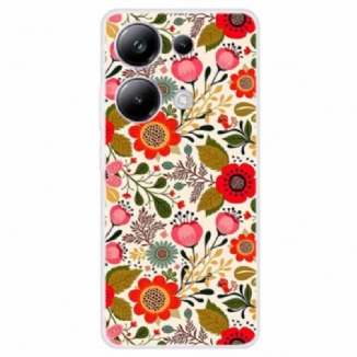 Coque Xiaomi Redmi Note 13 Pro 4G / Poco M6 Pro 4G Fleurs Colorées