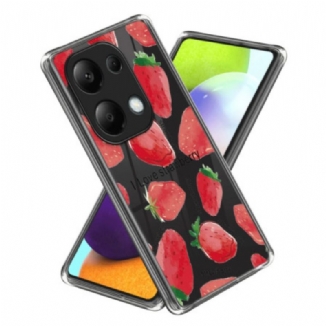 Coque Xiaomi Redmi Note 13 Pro 4G / Poco M6 Pro 4G Fraises