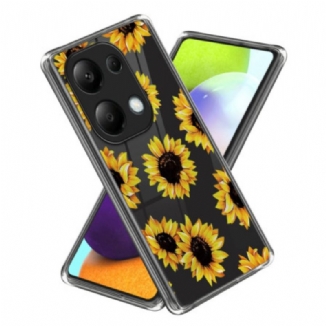 Coque Xiaomi Redmi Note 13 Pro 4G / Poco M6 Pro 4G Motif Tournesols