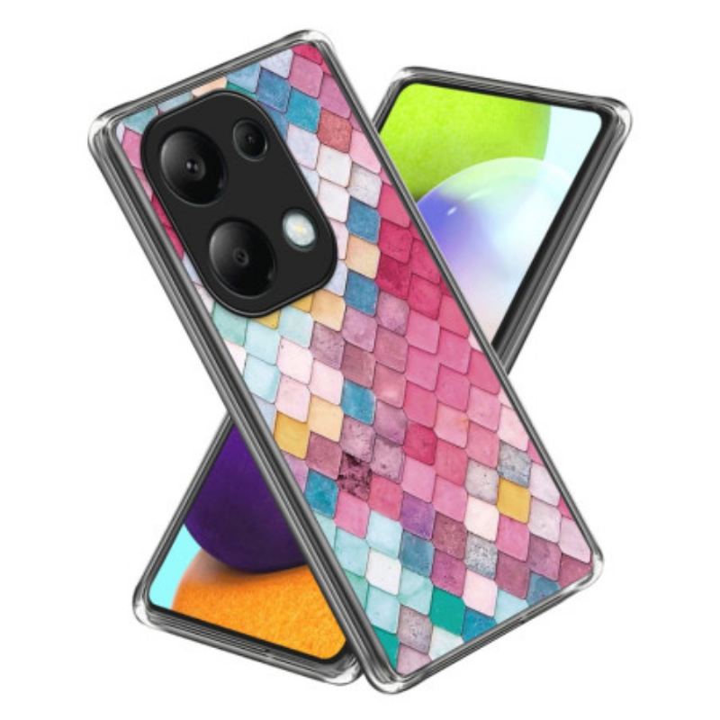 Coque Xiaomi Redmi Note 13 Pro 4G / Poco M6 Pro 4G Mur Coloré